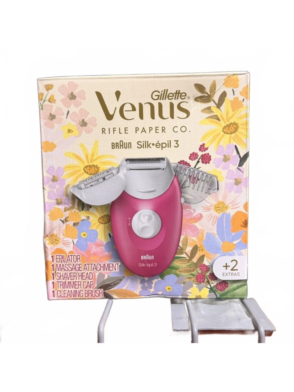 Rifle Paper Co. + Venus Epilator with Shaver & Trimmer Attachments NEW